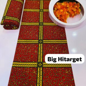 Red Yellow Big Hitarget Ankara Print