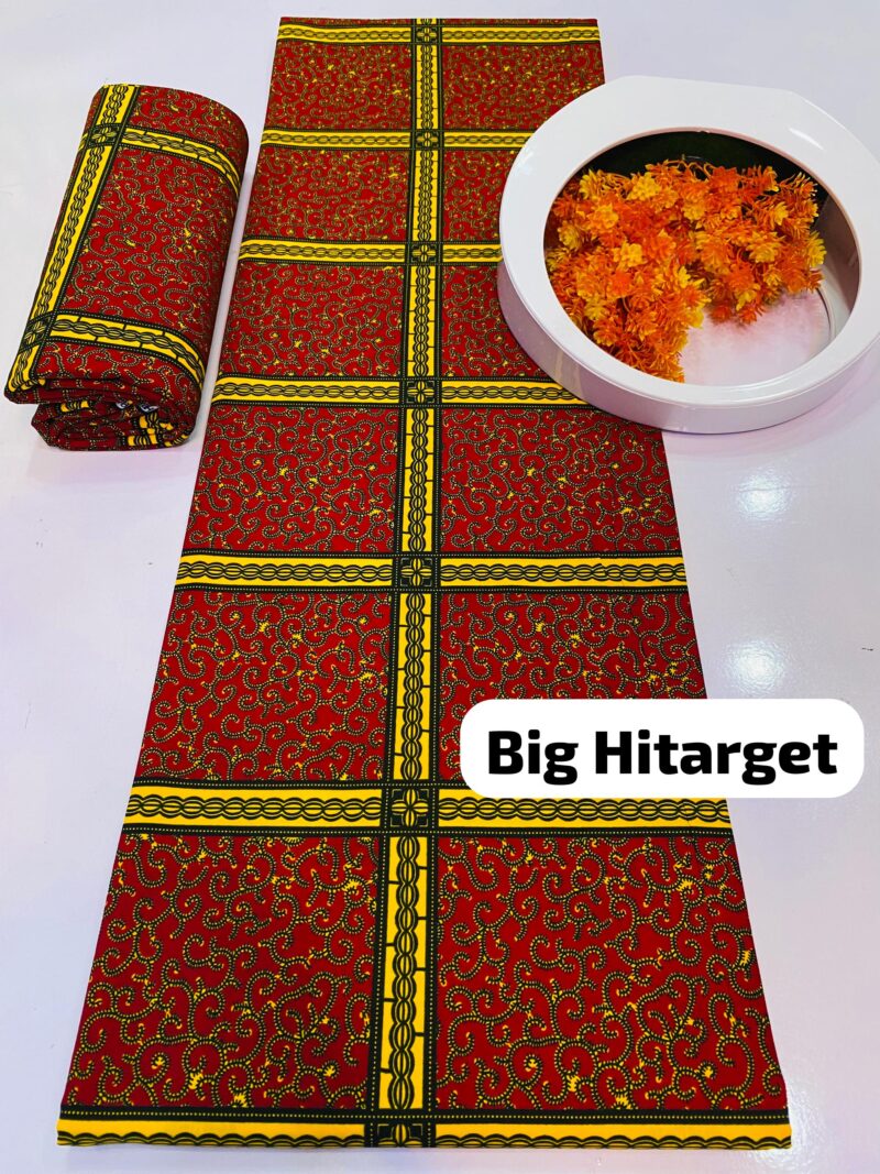 Red Yellow Big Hitarget Ankara Print