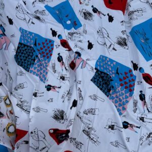 Unique Colorful Vintage Fabrics